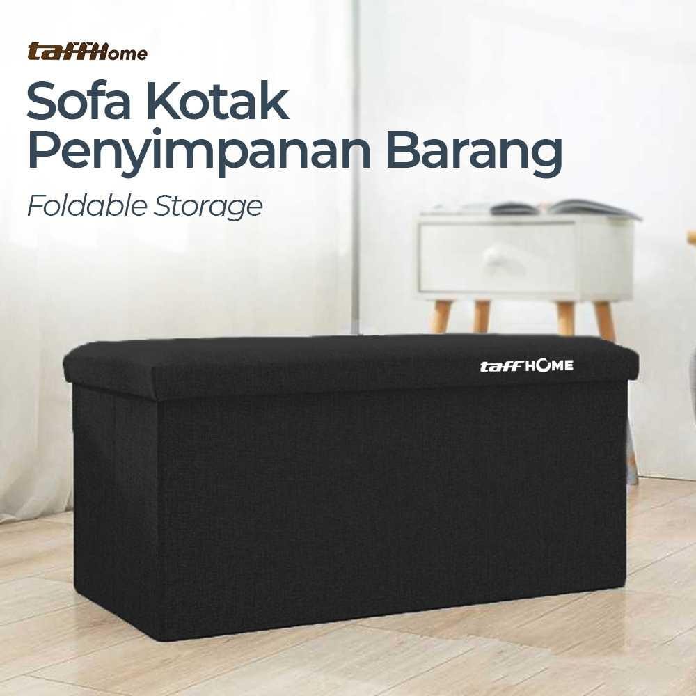 

TaffHOME Sofa Kotak Penyimpanan Foldable - Ruang Luas, Multifungsi, Minimalis - Nyaman di Ruang Keluarga