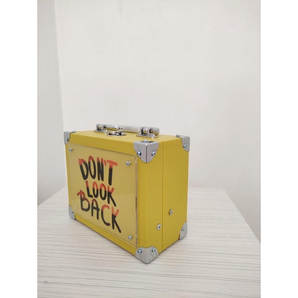 Gbs Beautycase Small Mm Mini Kuning/ Koper Makeup/ Beautycase/ Tas Kosmetik