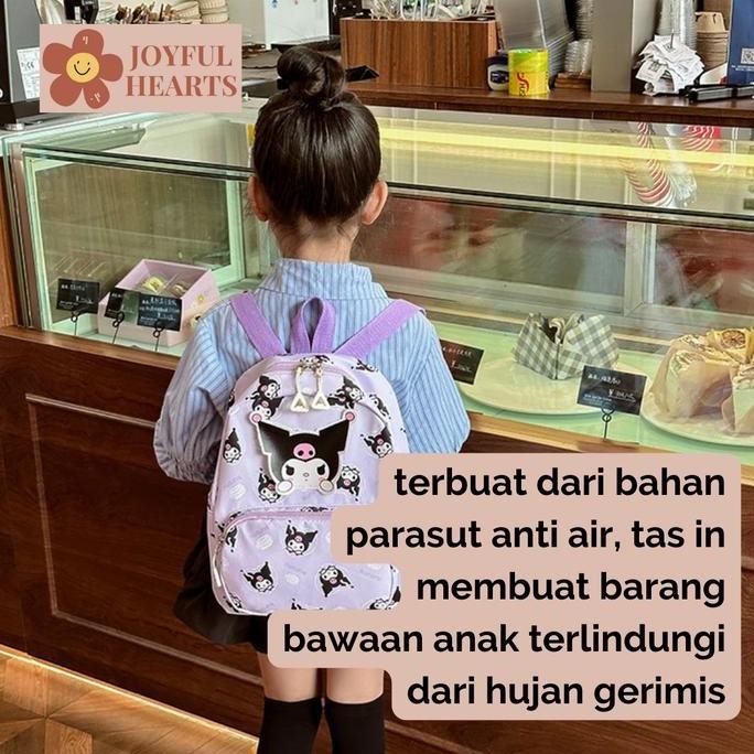 

Miliki Tas Ransel Sekolah Anak Perempuan Motif Karakter Sanrio Kuromi Cinnamoroll Korea