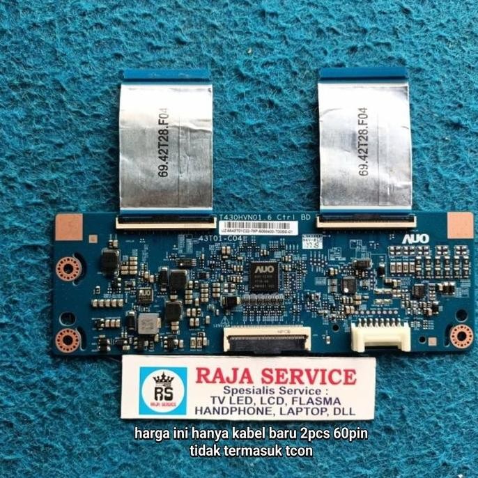TERMURAH - kabel tcon tv led samsung UA43J5100 UA43J5100AK flaxible lvds dari tcon ke panel lcd 60pi