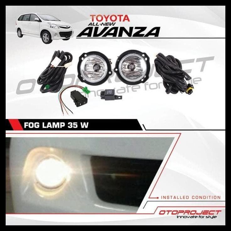 TERMURAH LAMPU FOGLAMP / LAMPU KABUT KHUSUS ALL NEW AVANZA 2012-2017 