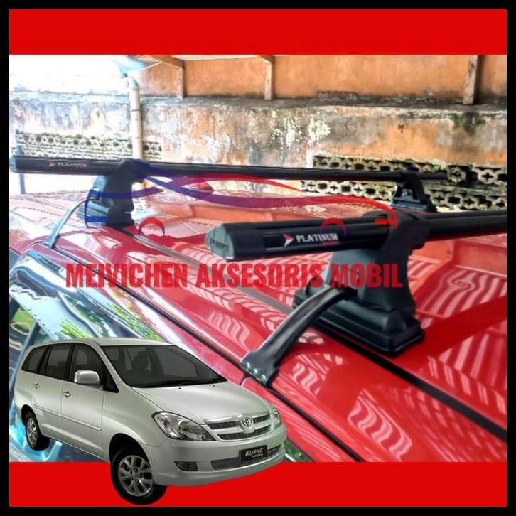 GRATIS ONGKIR CROSS BAR CROSSBAR KAKI RACK PLATINUM MOBIL INNOVA LAMA OLD JEPIT BODY 