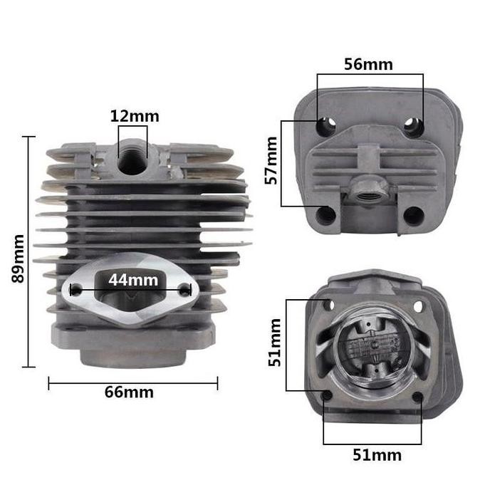Blok Maestro 5800 Block Senso Maestro 6500 Cylinder Blok Chainsaw 5800 Gergaji Monitor