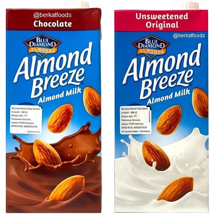 

:::::::] Almond Breeze Milk Blue Diamond / Badam Doodh 946 ML / Susu Chocolate Vanilla Original Unsweetened Latte 946ml