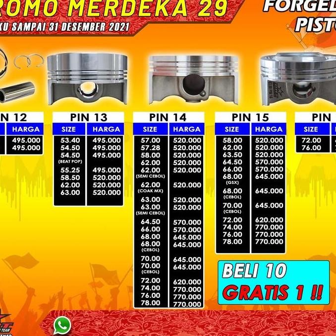 FORGED PISTON BRT 66,00MM 14