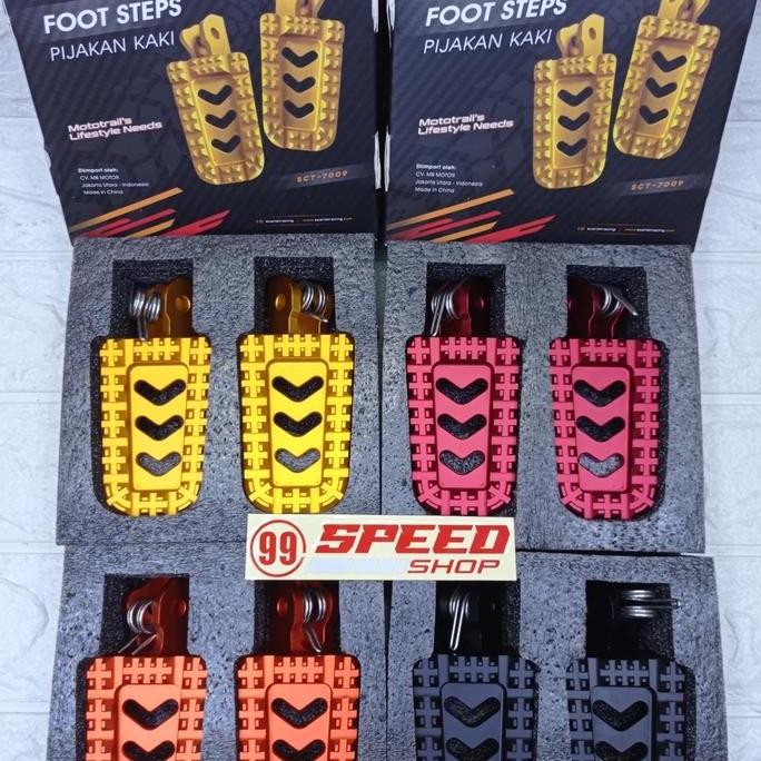 Foot Steps Pinjakan Kaki Scarlet Mxseries Buat Mtr Cross Trail Klx150