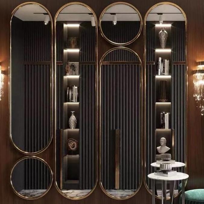 Hiasan Dinding kaca Ruang Tamu / Wall Mirror Decoration