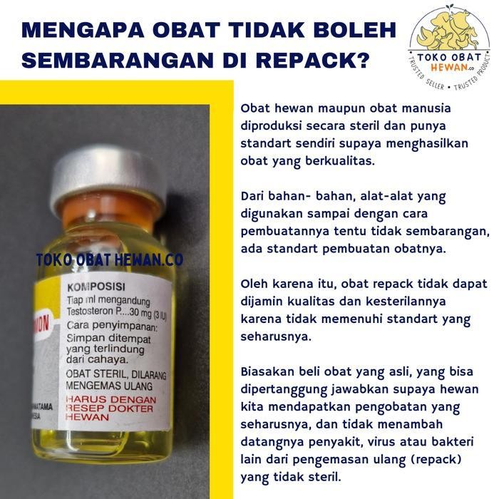 Obat Hewan Injeksi Vitamin B Complex Wonder Untuk Anjing, Kucing, Sapi, Dan Kuda - Ready Stok 50Ml D