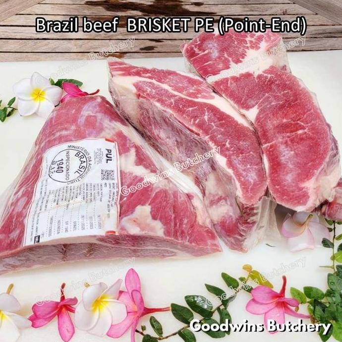 

Beef Brisket Pe (Point-End) Frozen Portioned | Australia Teys Ralphs | Brazil Friboi Frigon Minerva Carnemax | Daging Sapi Pucuk Sandung Lamur
