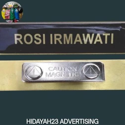 

%$%$%$%$] papan nama kuningan name tag kuningan magnet