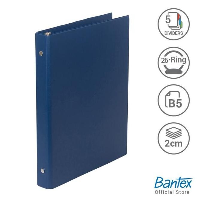 

Terlaris Buku Binder Note B5 Bantex 1326 Warna Biru / Blue