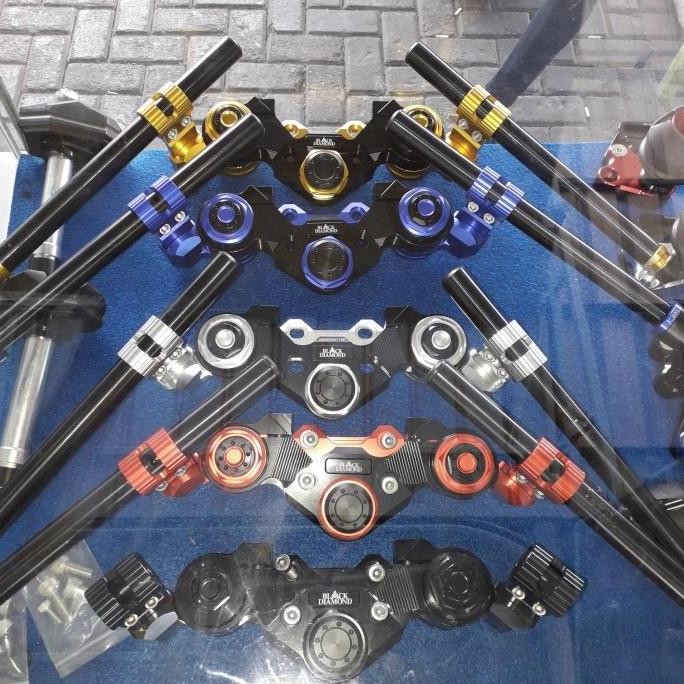 Stang Jepit Honda Adv 160 Adv 150 Kusus Mrek Black Diamond Cnc