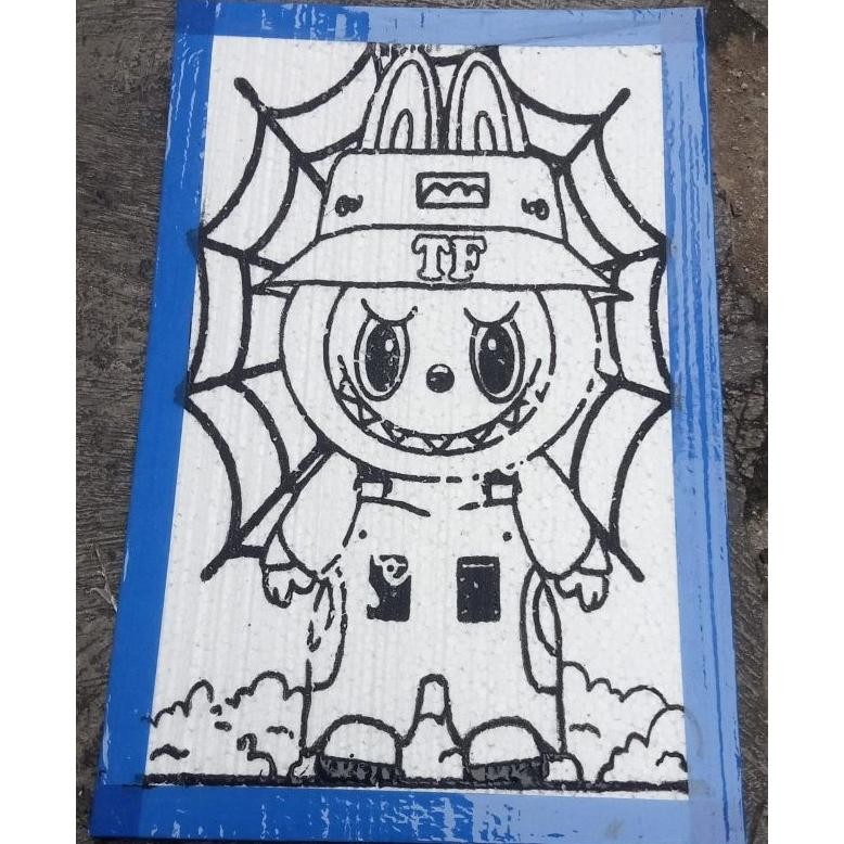 

Paket Styrofoam 12 Pics/Styrofoam Lukis/Mewarnai/Lukis Anak/