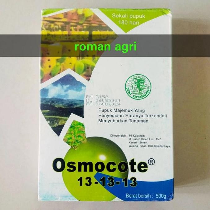 Osmocote 13 13 13 Isi 500 Gram Pupuk Dekastar 131313 Kemasan Asli
