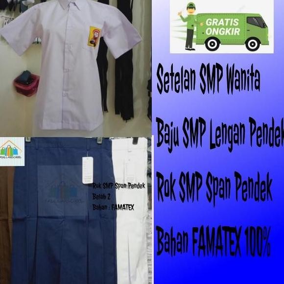 Seragam Sekolah Smp Wanita Lengkap Best Seller