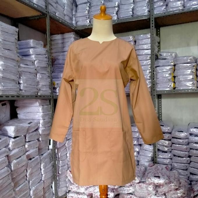 Seragam Sekolah Baju Pramuka Muslim/Kurung/Tunik Smp Sma Panjang Terbaru