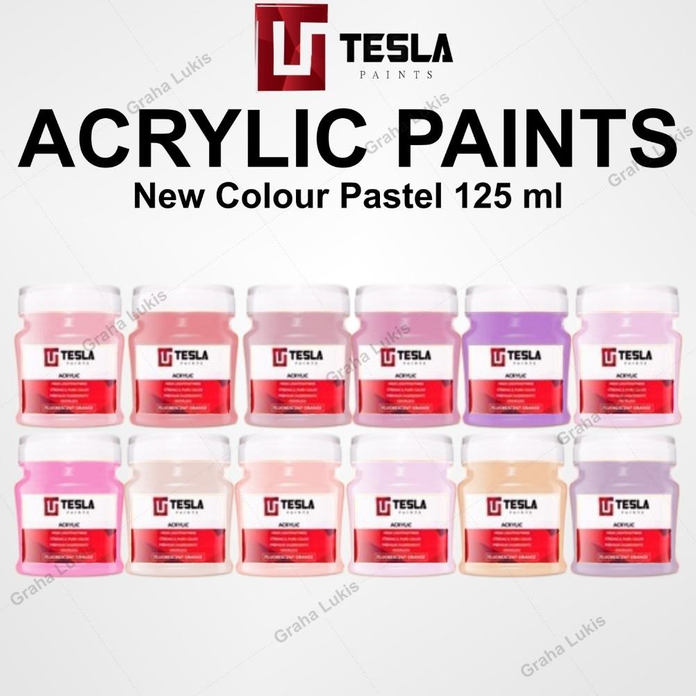 

Tesla Paints Acrylic 125ml - NEW COLOR PASTEL