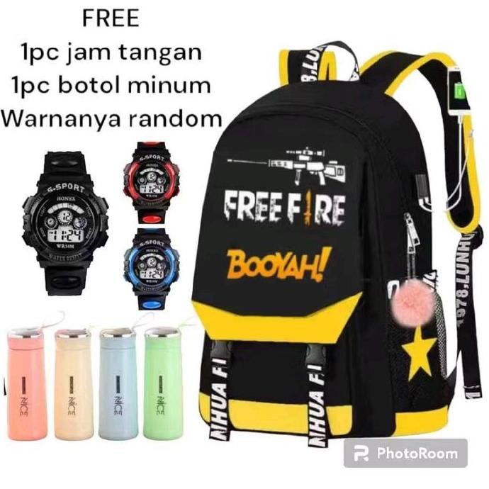 

Terjangkau Tas Ransel Sekolah Anak Ff Boyah Kuning Gratis Jam