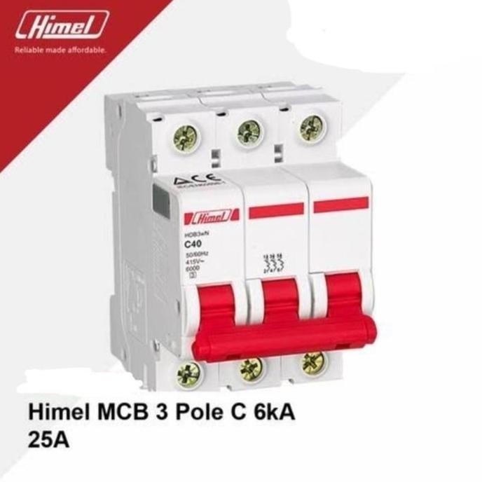 Promo MCB 3 Phase HIMEL 6A - 40A STANDAR SNI COD