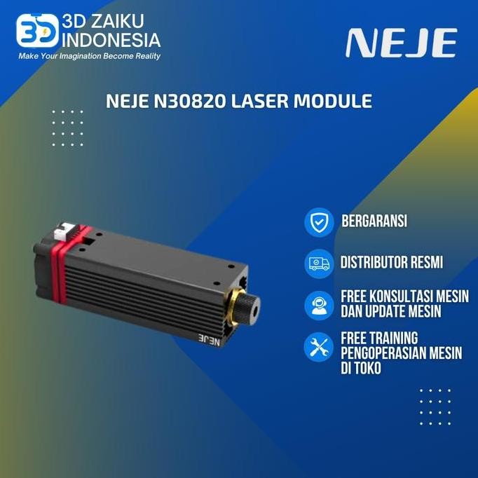 TERLARIS  Original NEJE N30820 Laser Module Engraving Machine 20W 450NM