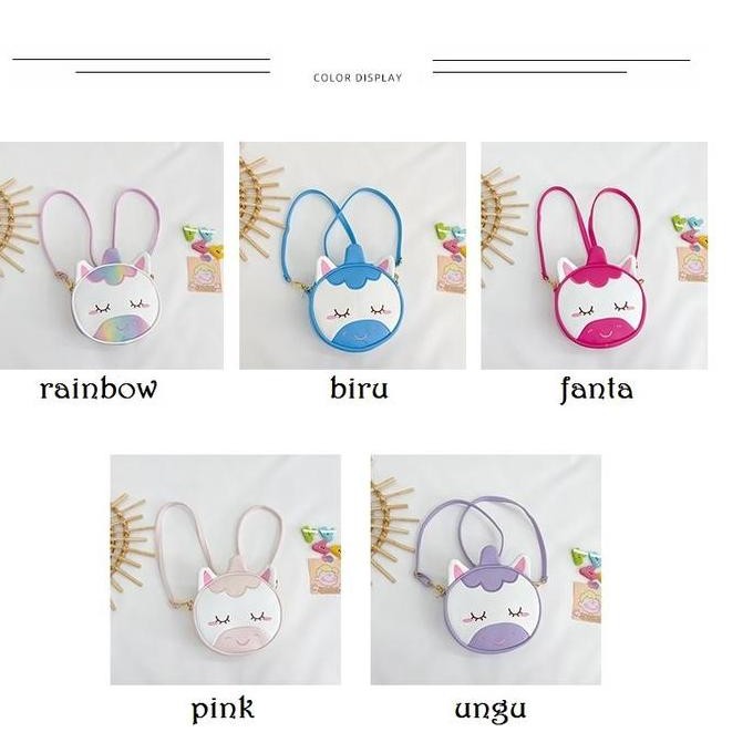 

Spesial Tas Ransel Slempang Unicorn 2In1 Tu076 Anak Perempuan Tk Sd Paud