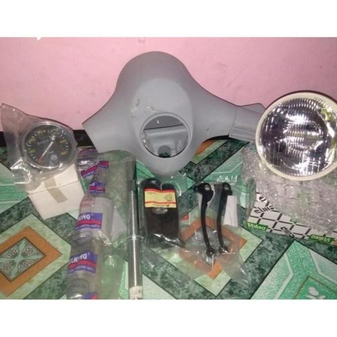 stang batok vespa new px set lengkap