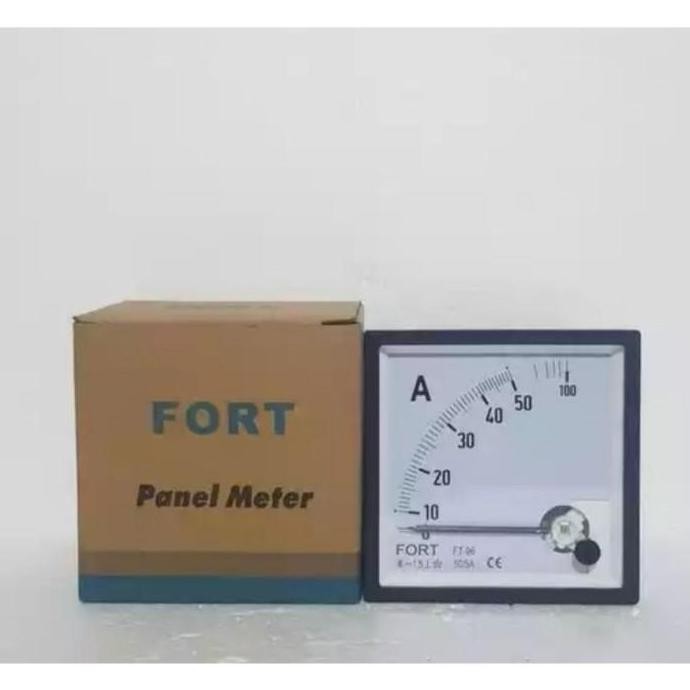 Promo FORT AMPERE METER FT-96 60/5 via CT 60A 60 Ampere COD