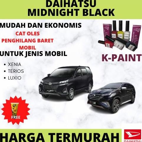 CAT OLES MOBIL DAIHATSU MIDNIGHT BLACK,XENIA,TERIOS,LUXIO