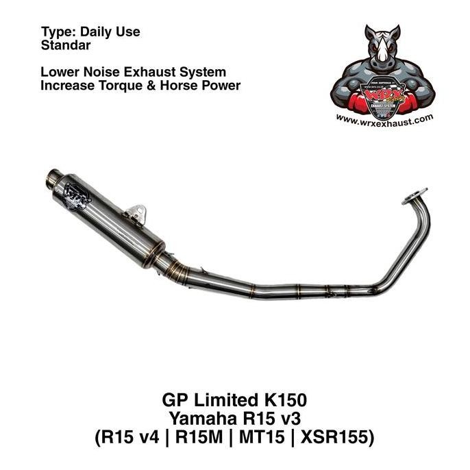 Knalpot WRX GP Limited K150 R15 v3