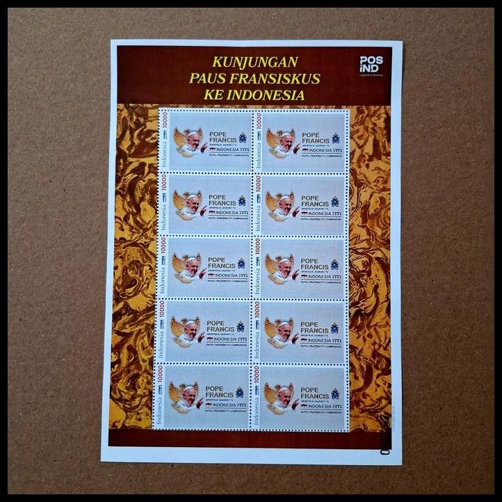 

GRATIS ONGKIR PRANGKO KUNJUNGAN PAUS FRANSISKUS KE INDONESIA POPE FRANCIS APOSTOLIC JOURNEY TO INDONESIA 3-6SEPTEMBER2024.FAITHFRATERNITYCOMPASSION. PRANGKO PRISMA, MINISHEET