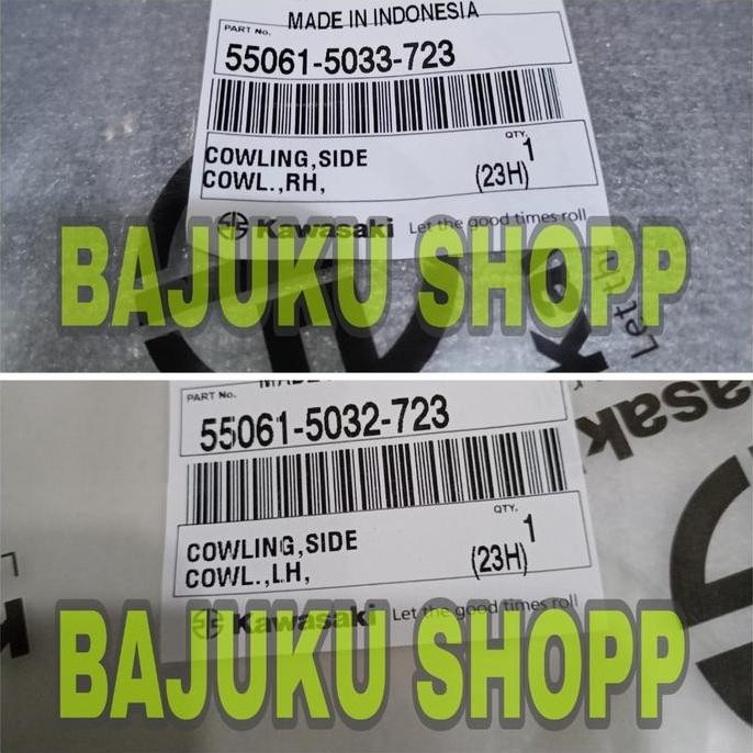 Fairing Fering Cowling Side Zx25R Zx25 R Abs Se Biru 2024 Original