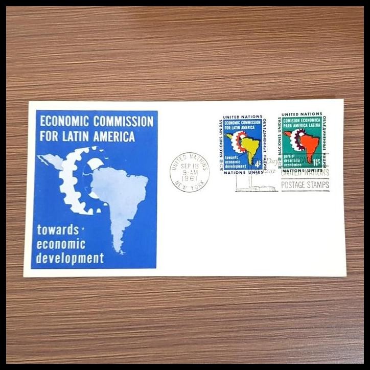 

DISKON PRANGKO FDC PBB/UNITED NATIONS, ECONONIC COMMISION FOR LATIN AMERICA !!