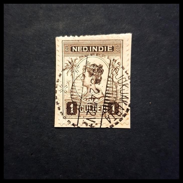 

BEST DEAL PRANGKO NED INDIE. RATU WILHELMINA 1 GULDEN CAP POS DJOKJAKARTA 1924