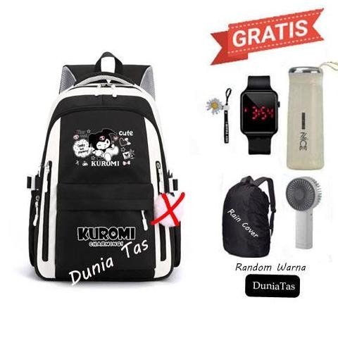 

Terjangkau Tas Ransel Sekolah Anak Perempuan Sd Smp Kuromi Two Color New Full Paket 6In1 Banyak Hadiahnya Cod