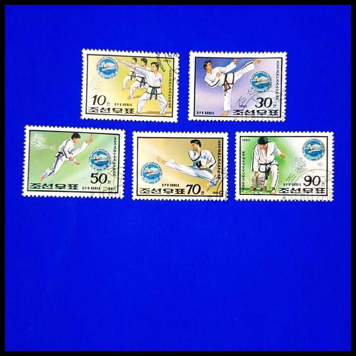 

GRATIS ONGKIR PERANGKO/PRANGKO KOREA UTARA. SENI BELA DIRI TAEKWONDO