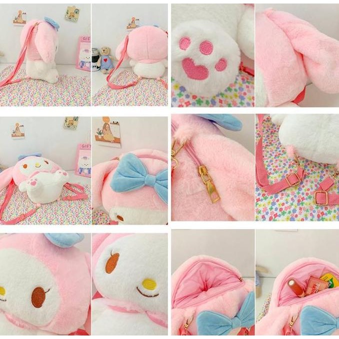 

Diskon Tas Boneka Cinnamoroll Melody Kuromi Bag Backpack Ransel Selempang Sanrio Impor