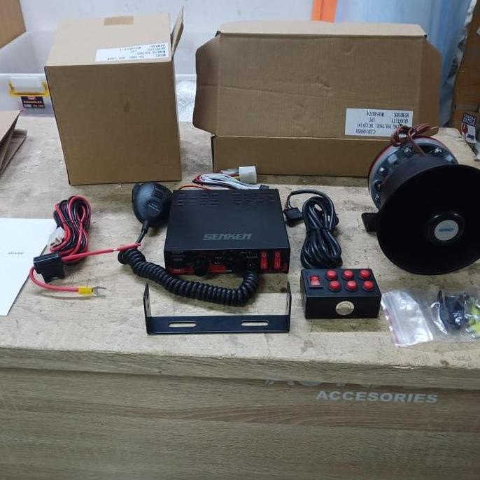 Sirine Senken Komplit Amplifier Jumper Dan Toa