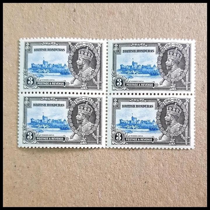 

HOT DEAL PRANGKO BRITISH HONDURAS, KING GEORGE V. SILVER JUBILEE 1935. B-4 !!!!!!
