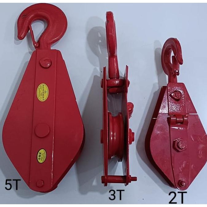 KATROL PENGANGKAT BARANG - PULLEY BLOCK 2, 3, 5 TON -