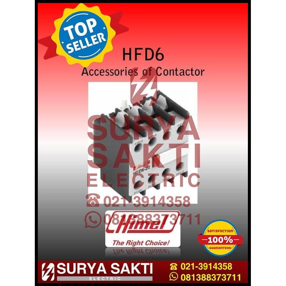 TERBARU HIMEL CONTACTOR AKSESORIS KONTAKTOR - HFD6-11 