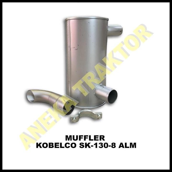 TERMURAH KNALPOT "KOBELCO" SK-130-8 SK130-8 ALUMINIUM 