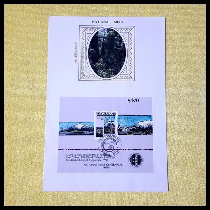 

TERMURAH PRANGKO ISTIMEWA. NEW ZEALAND FDC TEMA NATIONAL PARKS CENTENNIAL !