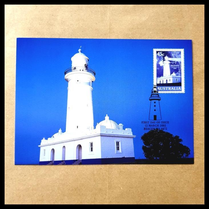 

DISKON PRANGKO AUSTRALIA. MERCUSUAR MACQUARIE LIGHTHOUSE. MAXICARD !!!!