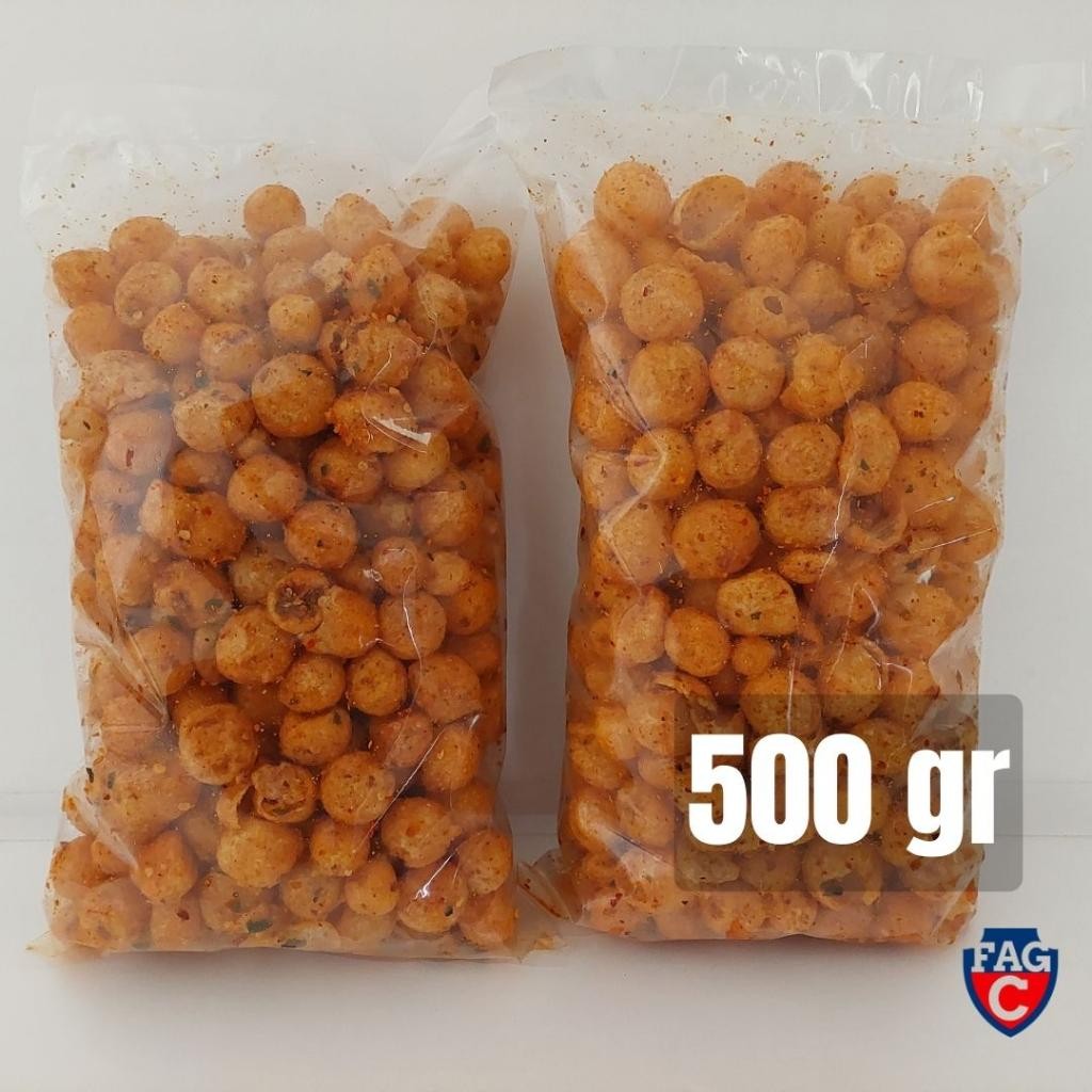 

Premium Cimol Kering Pedas Daun Jeruk Lewo Khas Garut 500Gr