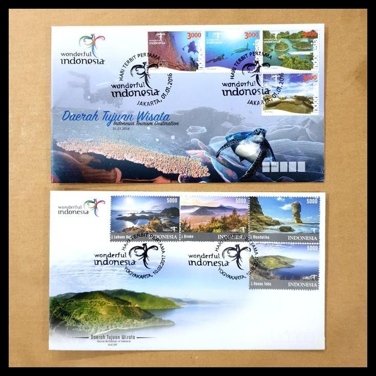 

HOT DEAL PRANGKO INDONESIA. SHP TEMA DAERAH TUJUAN WISATA. 2 LEMBAR SAMPUL !