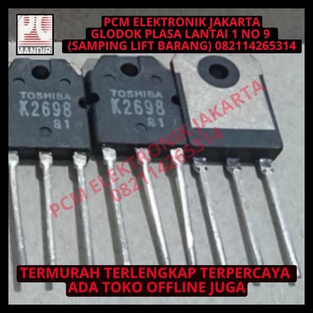 HOT DEAL TRANSISTOR MOSFET FET K2698 2SK2698 K 2698 TOSHIBA ORI ASLI ORIGINAL 