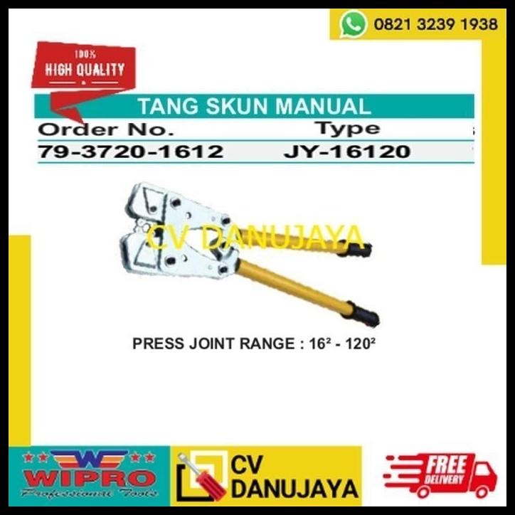 DISKON TANG SKUN SCUN CRIMPING MANUAL JY 16120 WIPRO 