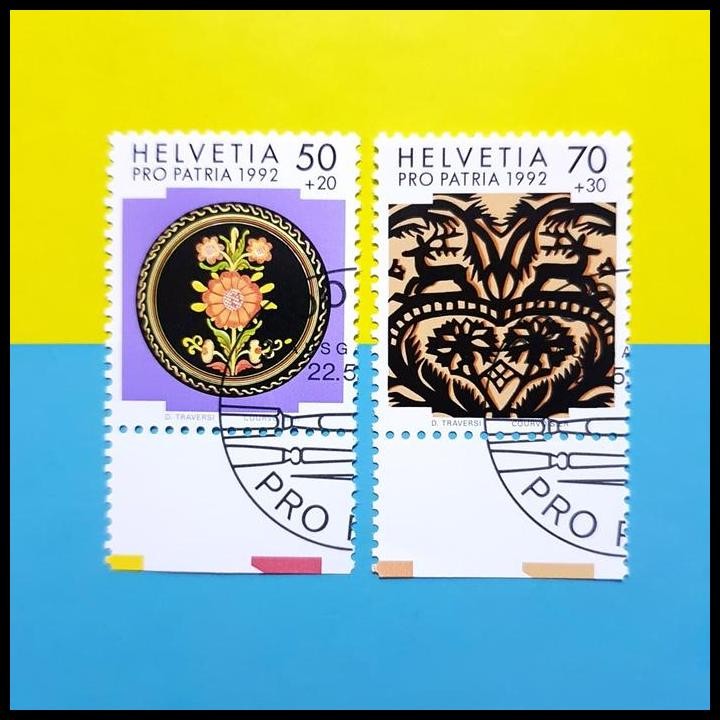 

GRATIS ONGKIR PRANGKO HELVITIA/SWISS. PROPATRIA-FOLK ART NUMBER !