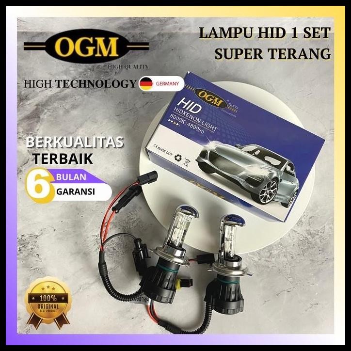 BEST DEAL OGM - LAMPU HID MOBIL TOYOTA KIJANG INNOVA 6000K 35W HIGH TECH 