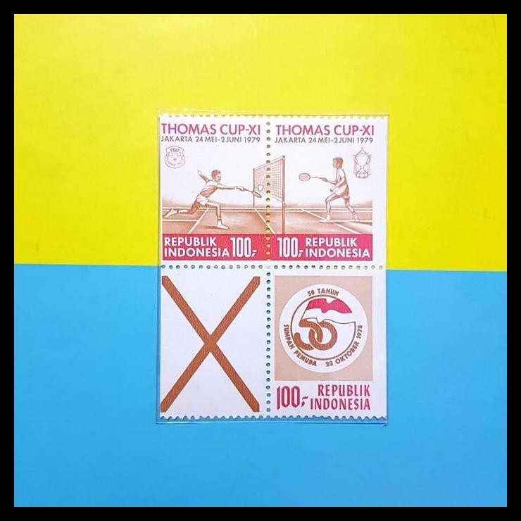 

GRATIS ONGKIR PRANGKO INDONESIA 1979. BULU TANGKIS ~ THOMAS CUP & 50TH SUMPAH PEMUDA !!!!!!